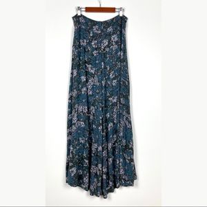 FREE PEOPLE Floral Print Soft Wide Leg Pants 2